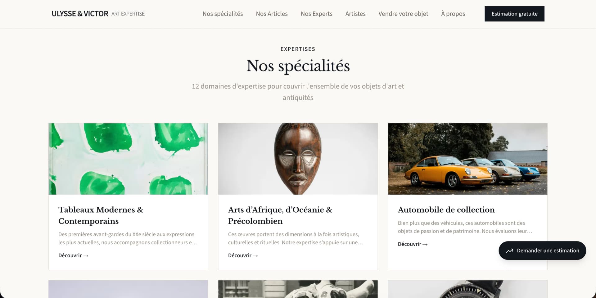 Ulysse & Victor Art Expertise - Screenshot 3